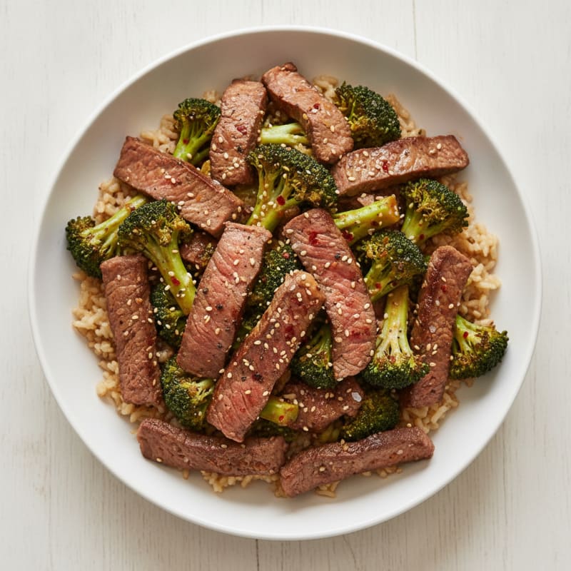 Sesame Beef & Broccoli Stir-Fry