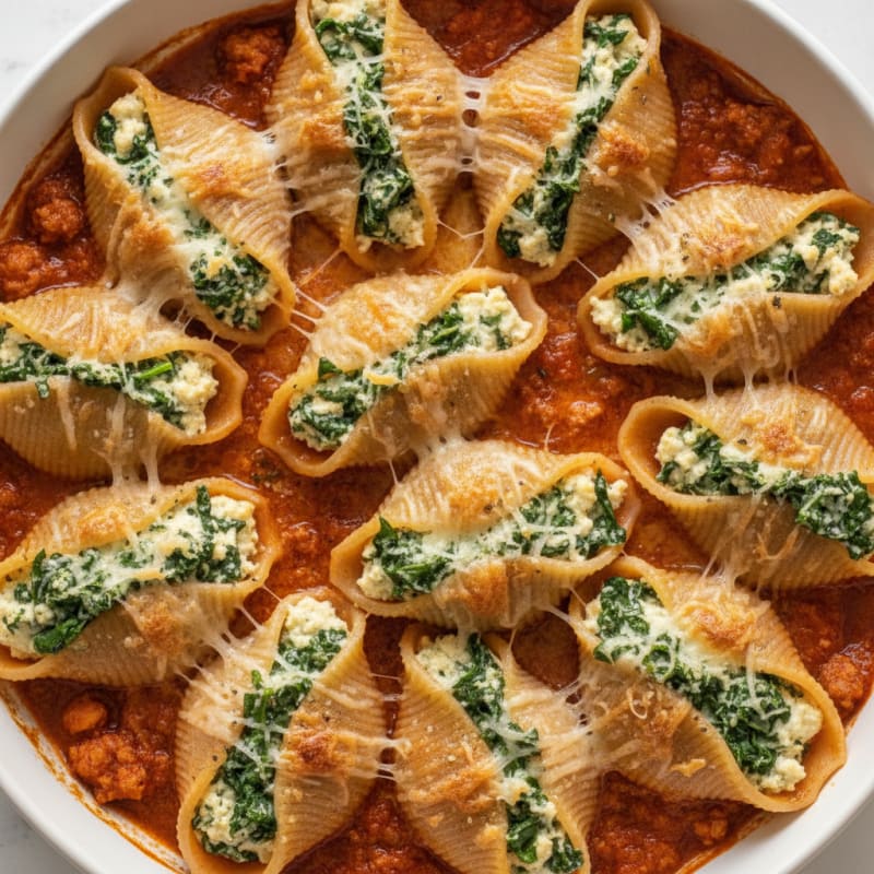 Spinach & Ricotta Stuffed Shells