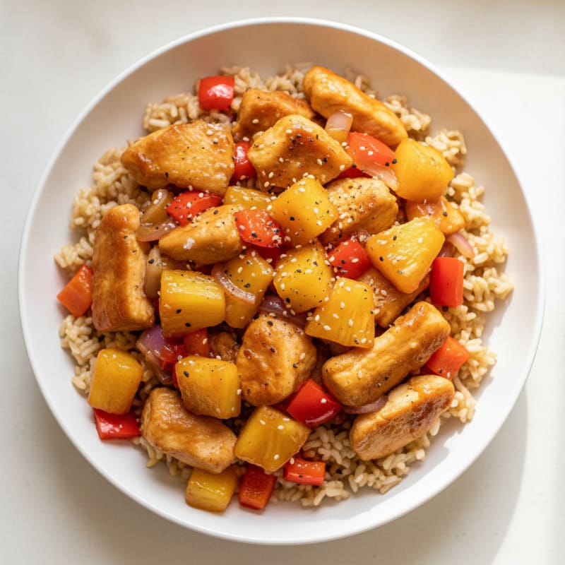 Sweet and Sour Chicken with Pineapple