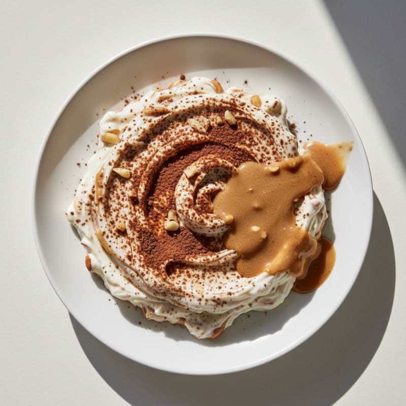 Silky Greek Yogurt Protein Pudding with Almond Butter
