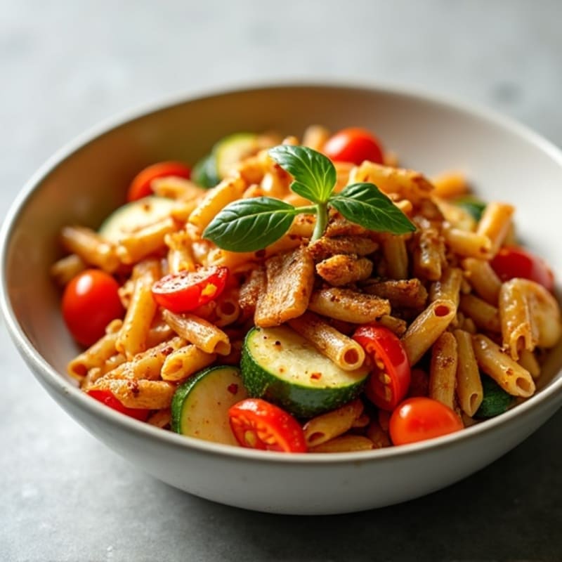 Spicy Cajun Chicken and Veggie Pasta