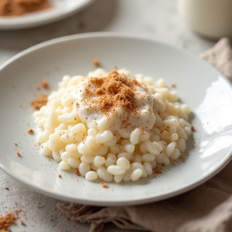 Silky Protein Rice Pudding with Greek Yogurt