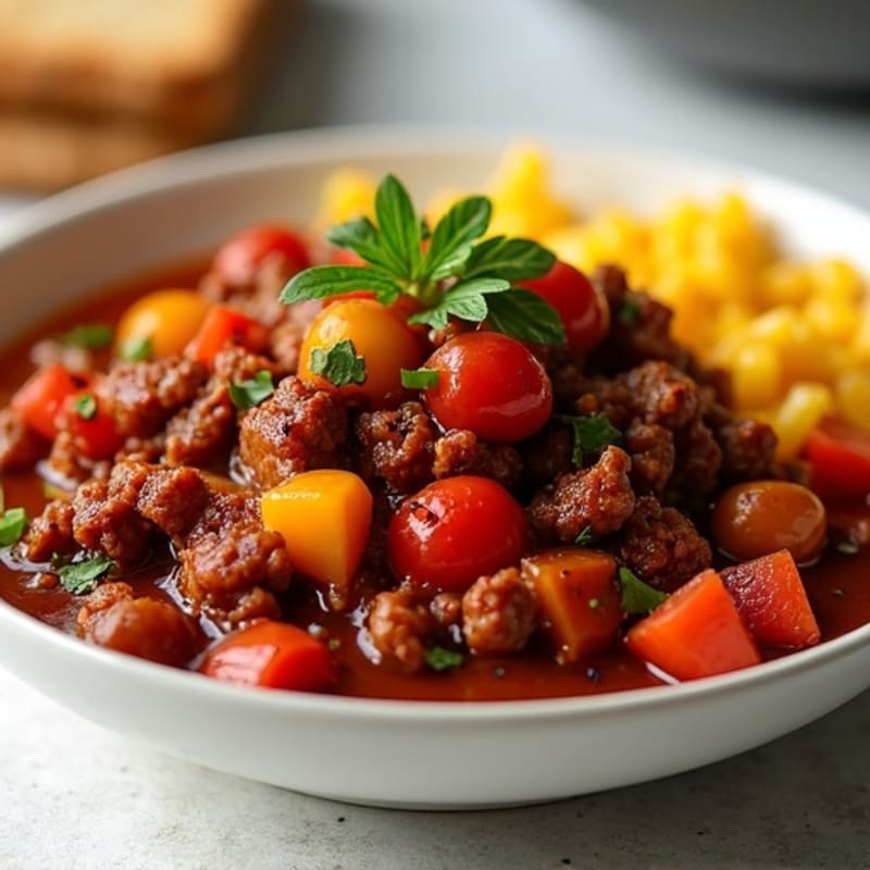 Hearty Slow Cooker Beef Chili