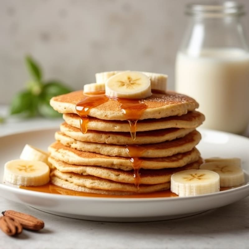 Healthy Fluffy Egg-Free Pancakes