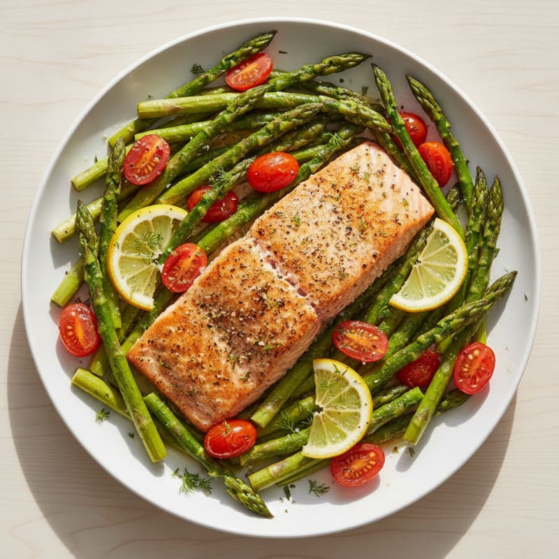 Sheet Pan Lemon Herb Salmon
