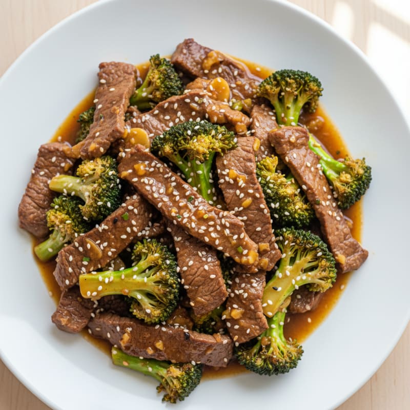 Sesame Beef and Broccoli Stir-Fry