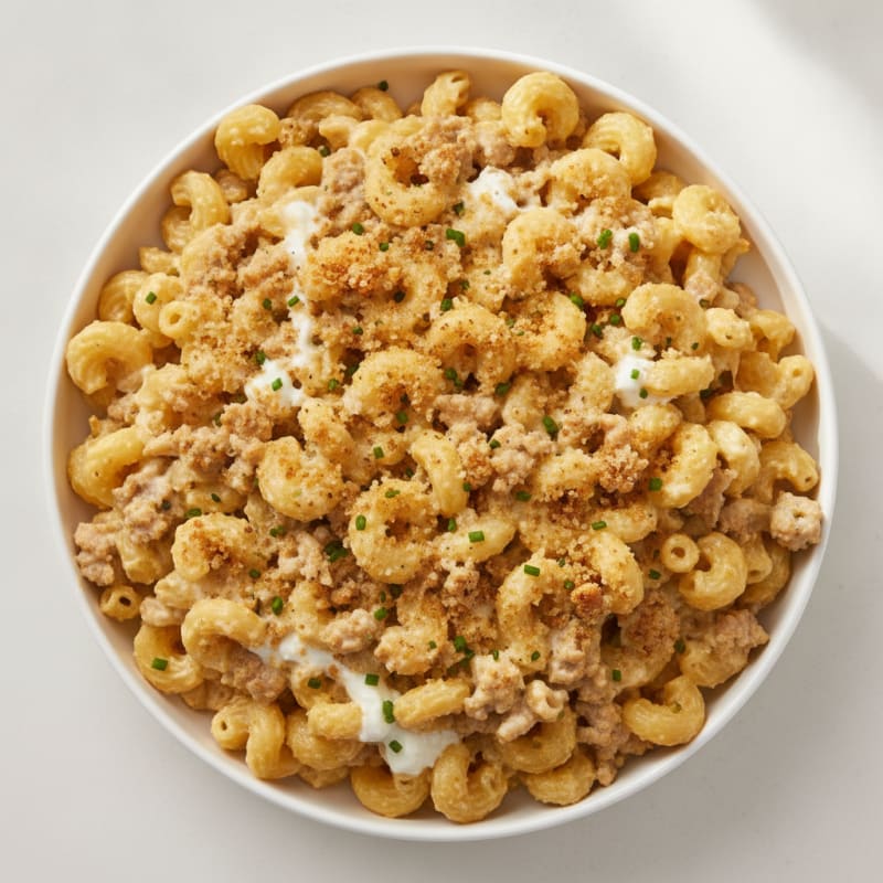Protein-Packed Baked Macaroni and Cheese