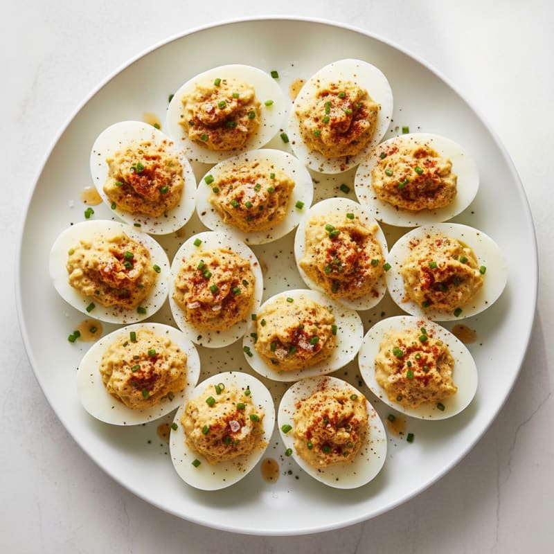 Classic Deviled Eggs with Paprika