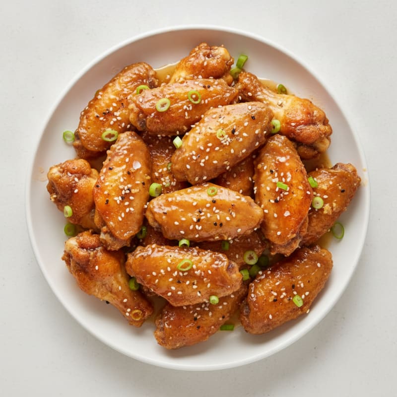 Honey-Garlic Glazed Chicken Wings