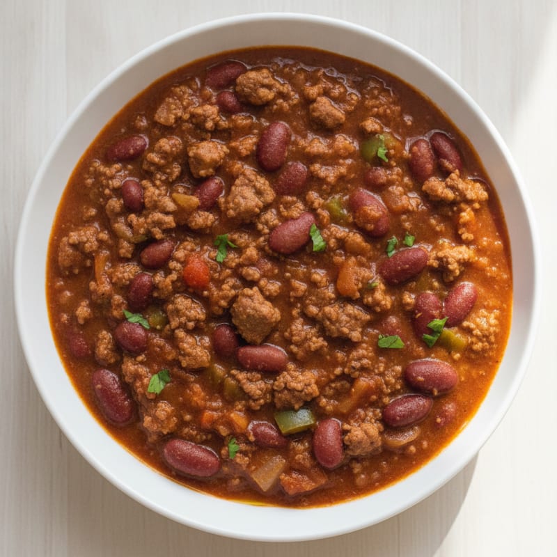 Ground Beef and Bean Chili