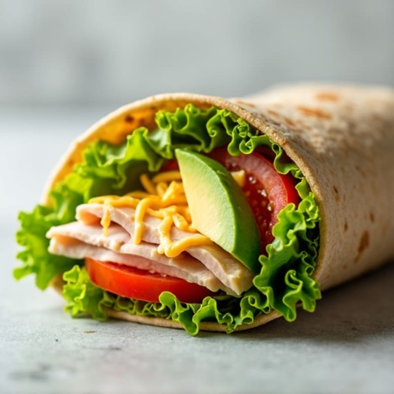 Fresh Turkey Avocado Wrap