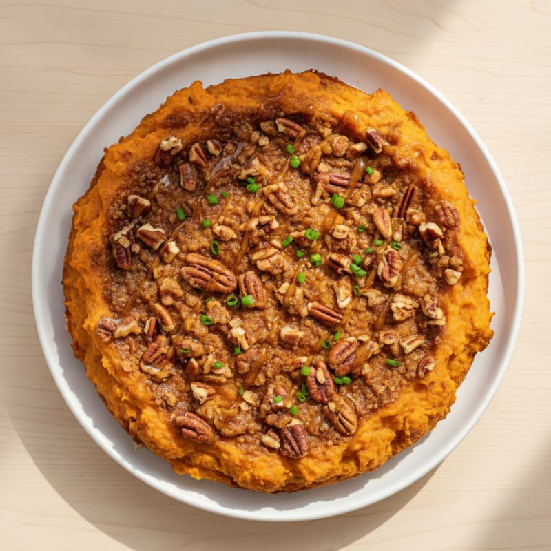 Sweet Potato Maple Pecan Bake