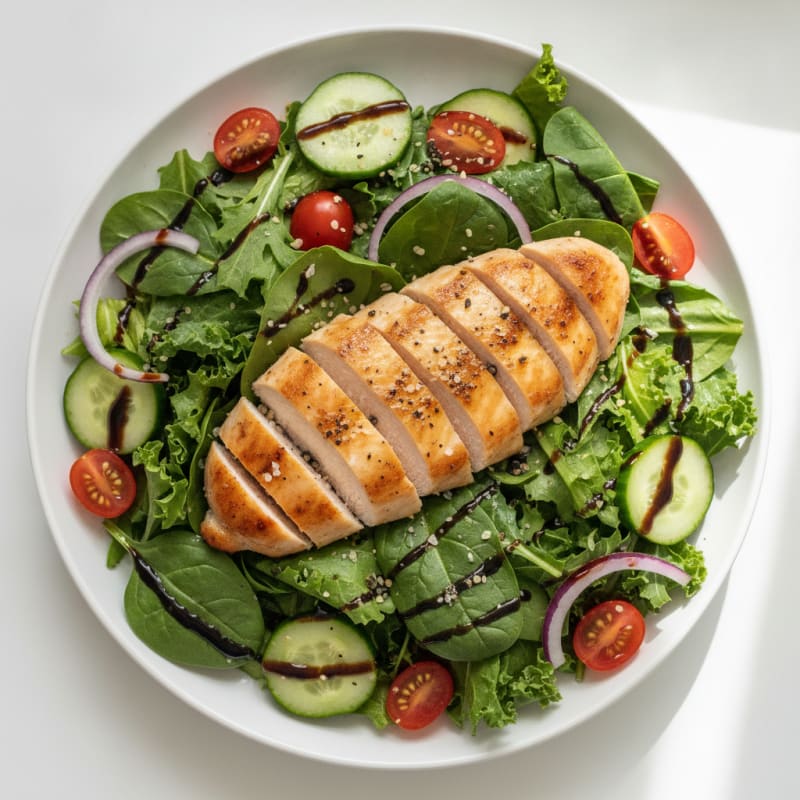Garden Fresh Salad with Balsamic Vinaigrette