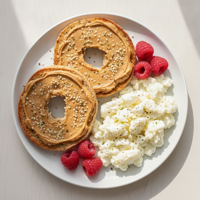 High-Protein PB Fit Bagel Plate