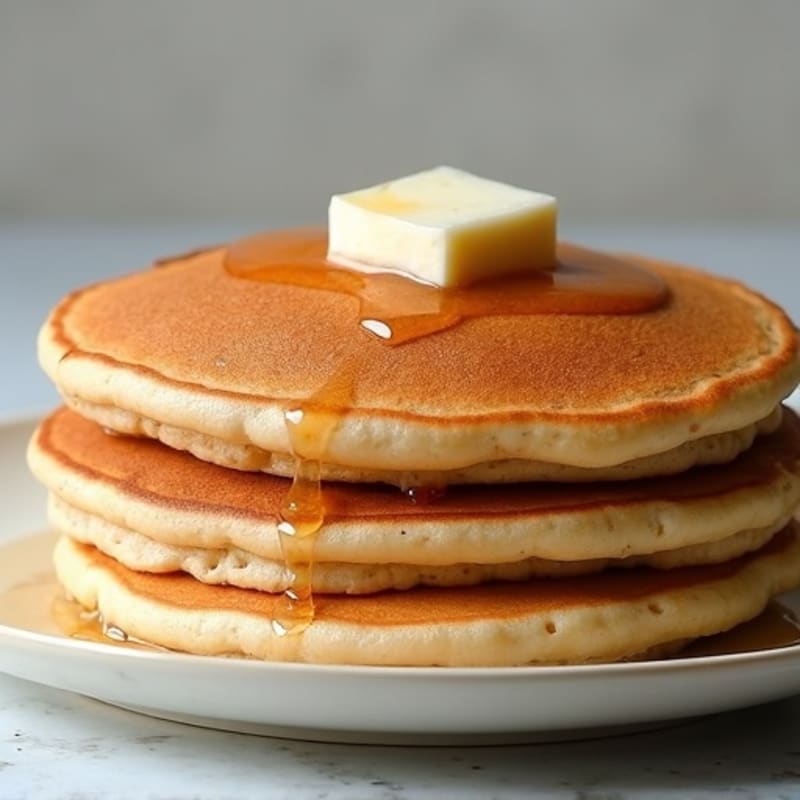 Fluffy High-Protein Whole Wheat Pancakes