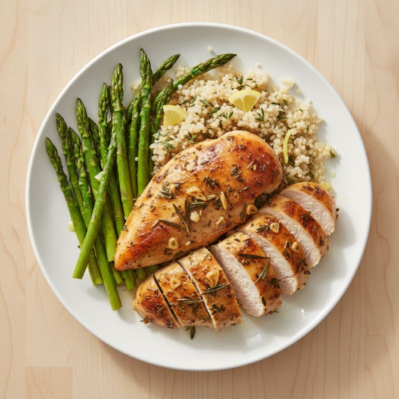 Garlic Herb Roasted Chicken Breast