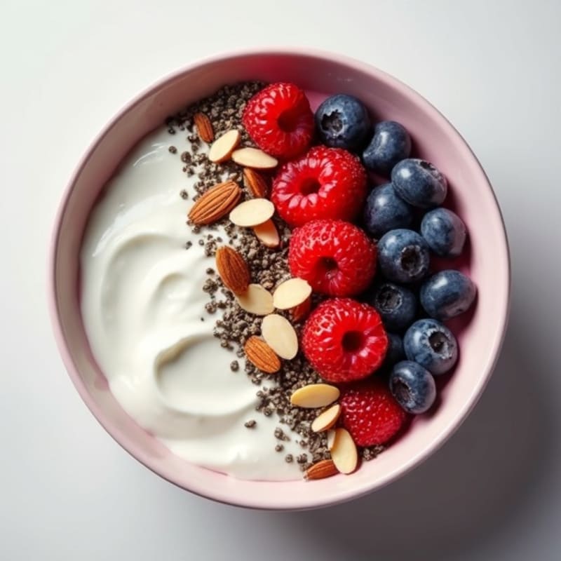 Protein-Packed Greek Yogurt Power Bowl with Fresh Berries