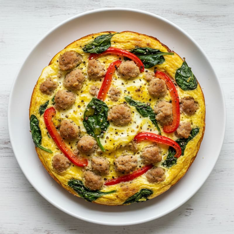 Savory Egg and Turkey Sausage Bake