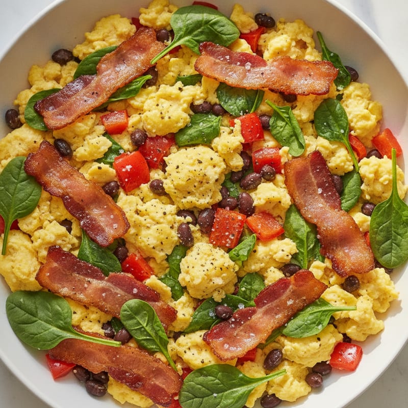 Bacon and Eggs Breakfast Skillet