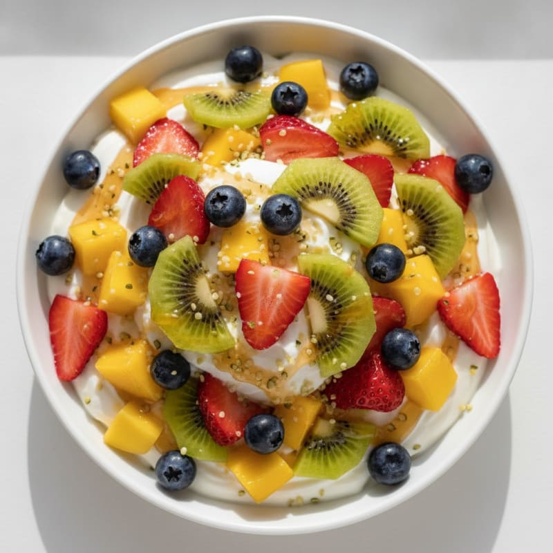 High-Protein Rainbow Fruit Medley