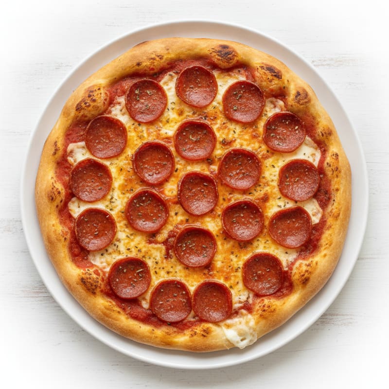 Stuffed Crust Pepperoni Pizza