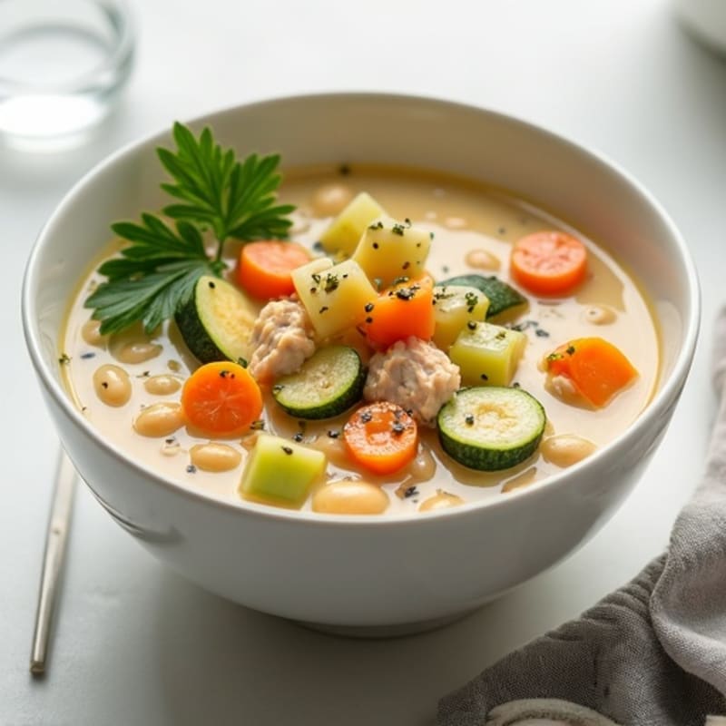Creamy Chicken and Vegetable Soup