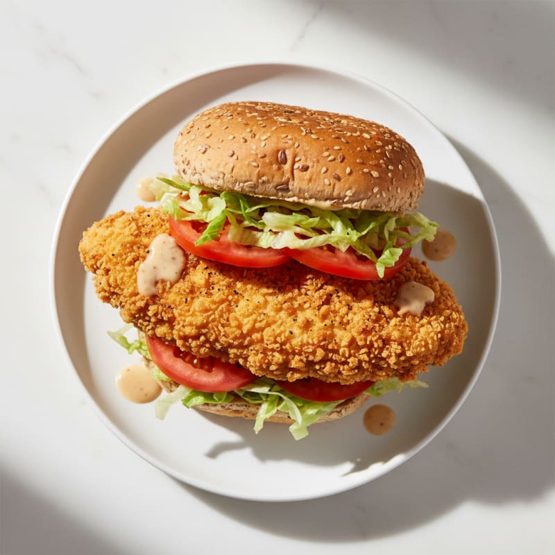 Crispy Buttermilk Fried Chicken Sandwich