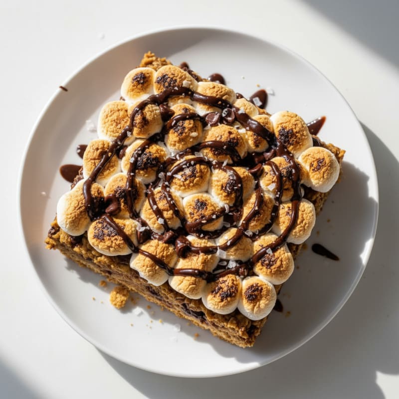 Classic Toasted Marshmallow S'mores Bar