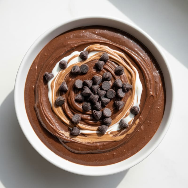 Silky Chocolate Protein Pudding with Greek Yogurt