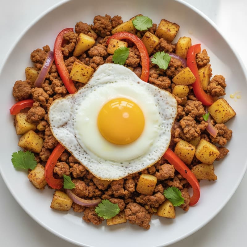 Spicy Chorizo and Potato Hash