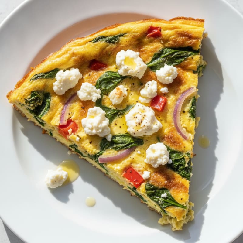 Garden Vegetable Frittata with Feta