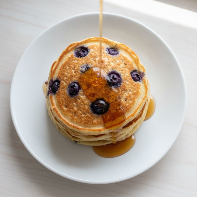 High-Protein Blueberry Power Pancakes