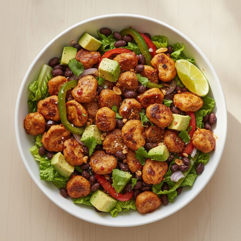 Chipotle Vegan Chicken Bowl