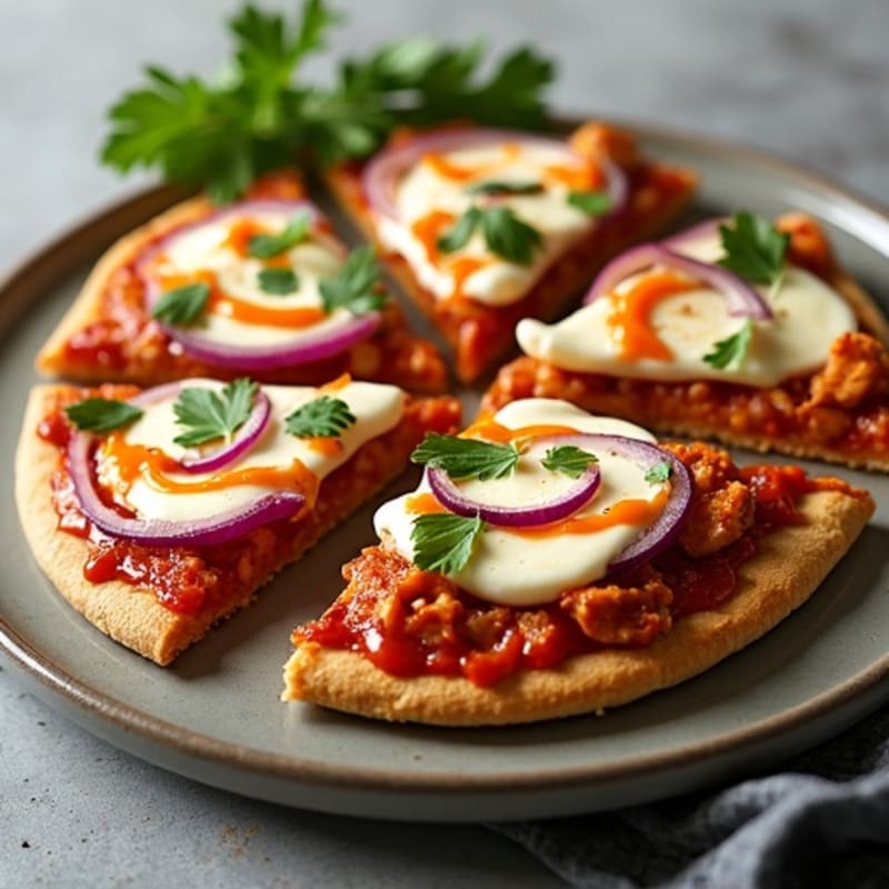 High-Protein BBQ Chicken Pizza