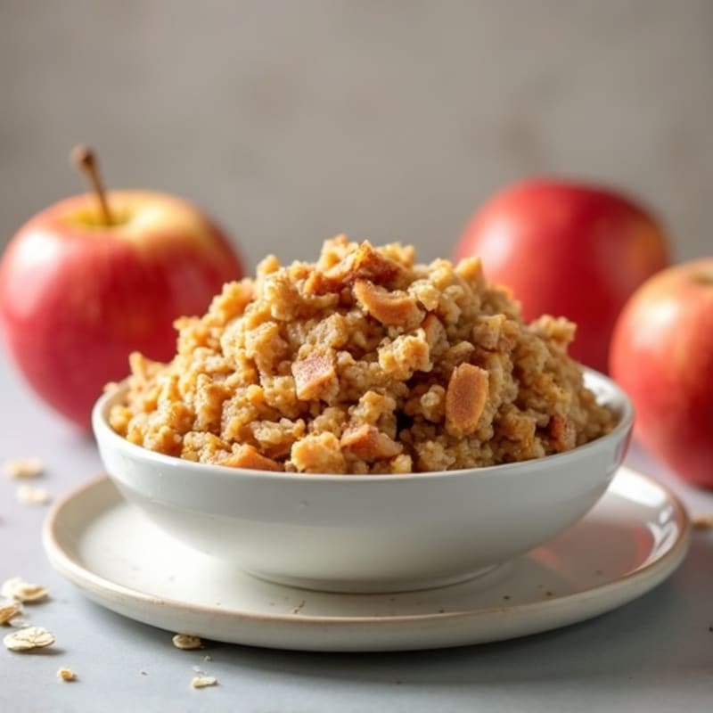 Warm Cinnamon Apple Baked Oatmeal