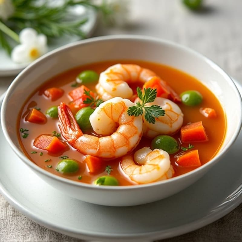 Hearty Seafood and Vegetable Soup