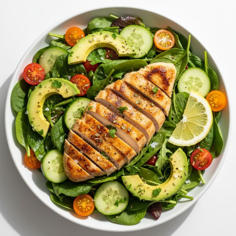 Zesty Lemon Herb Chicken Salad