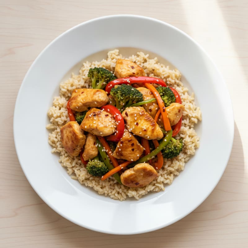 Teriyaki Chicken Stir-Fry with Vegetables