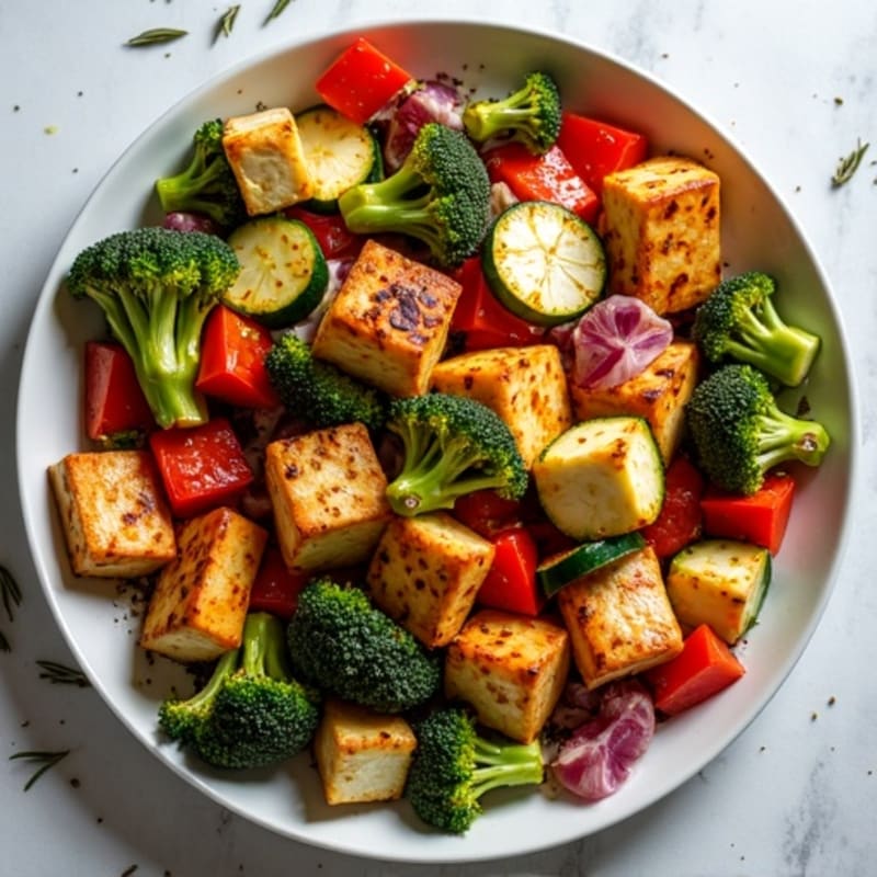 Sheet Pan Crispy Herb Roasted Vegetables