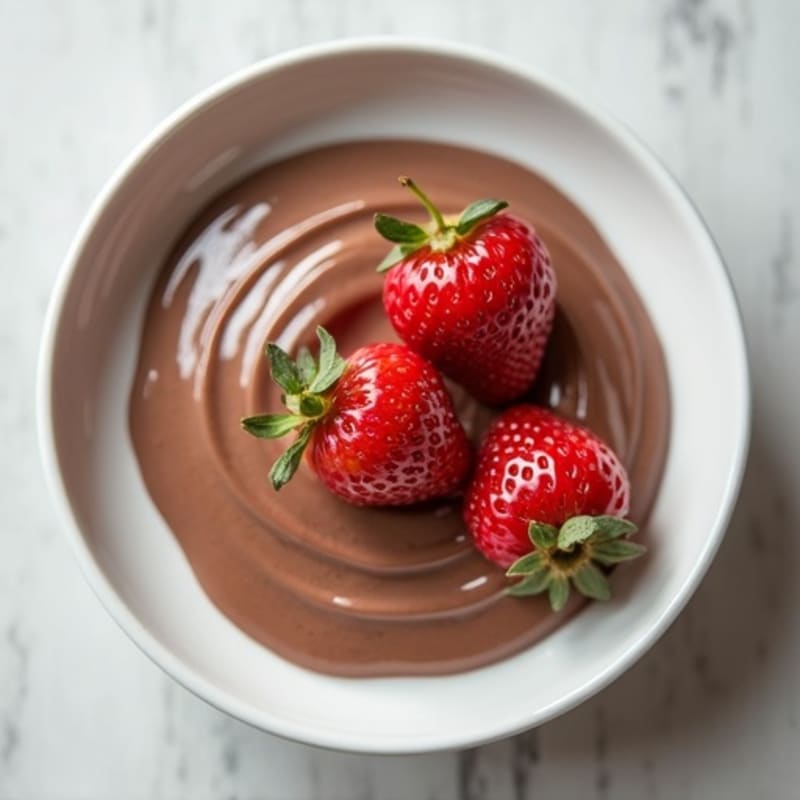 Silky Chocolate Protein Pudding with Greek Yogurt