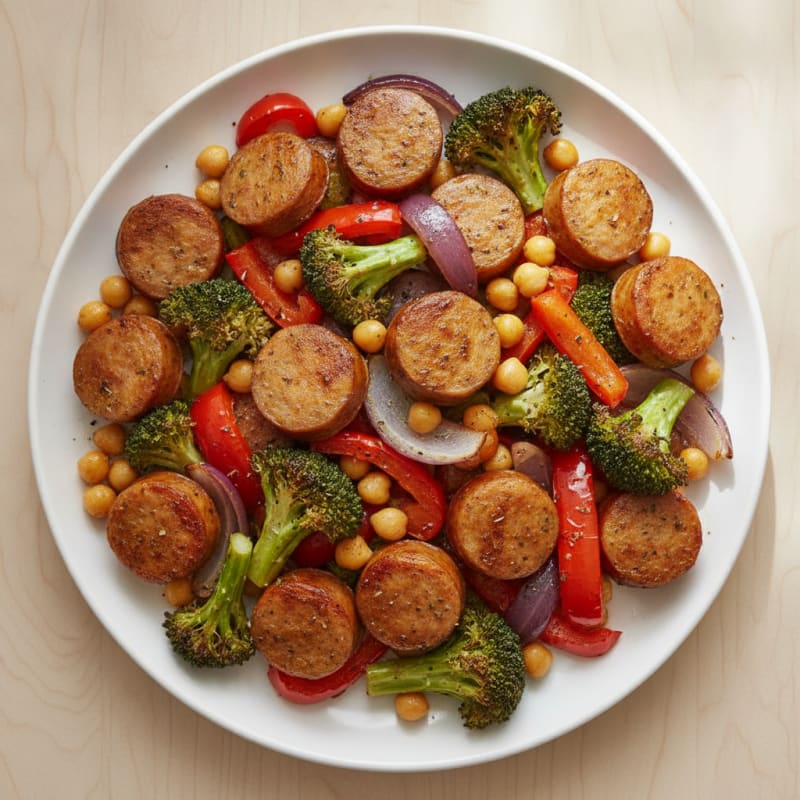 Sheet Pan Sausage and Veggies