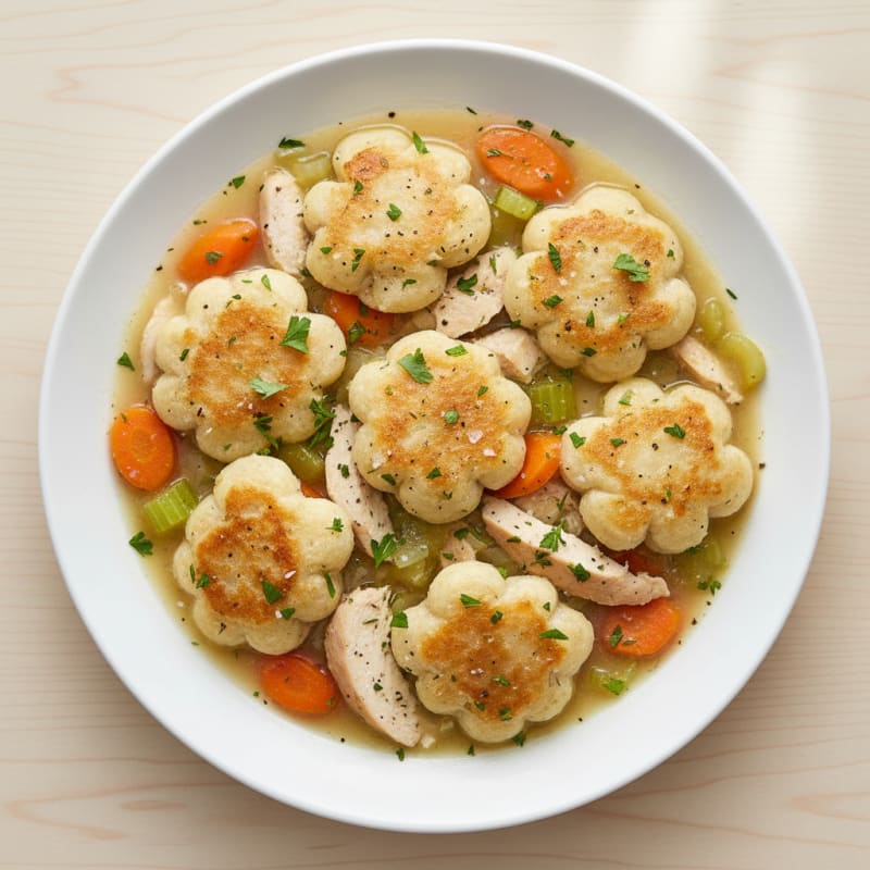 Homestyle Chicken and Herb Dumplings