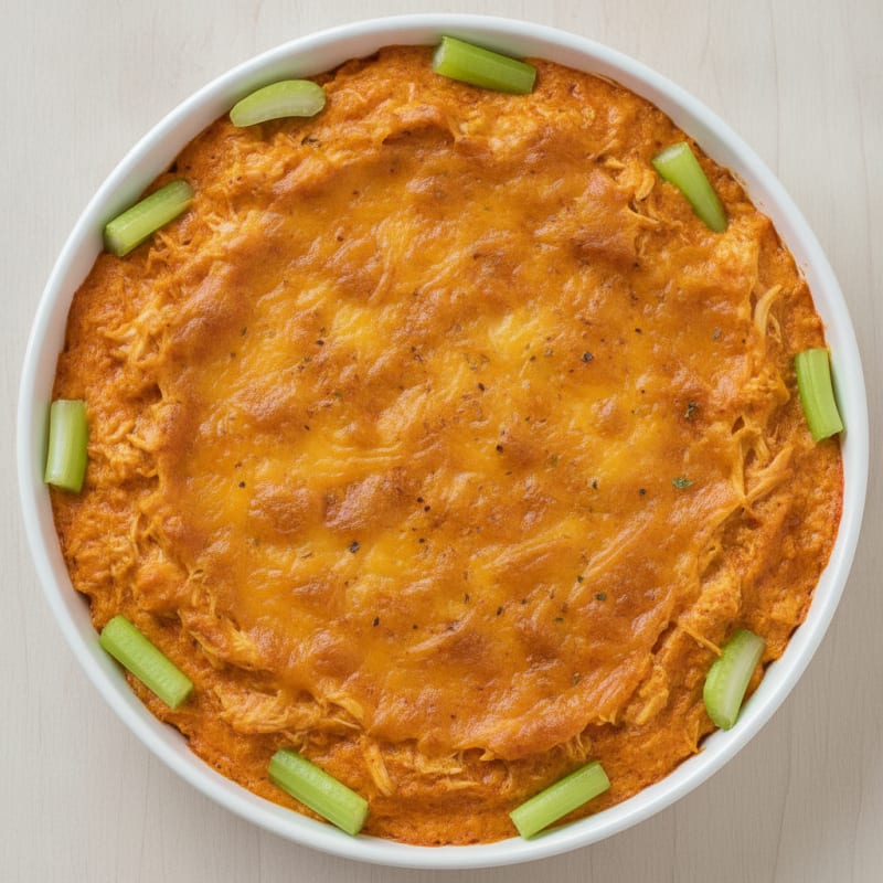 Baked Buffalo Chicken Dip