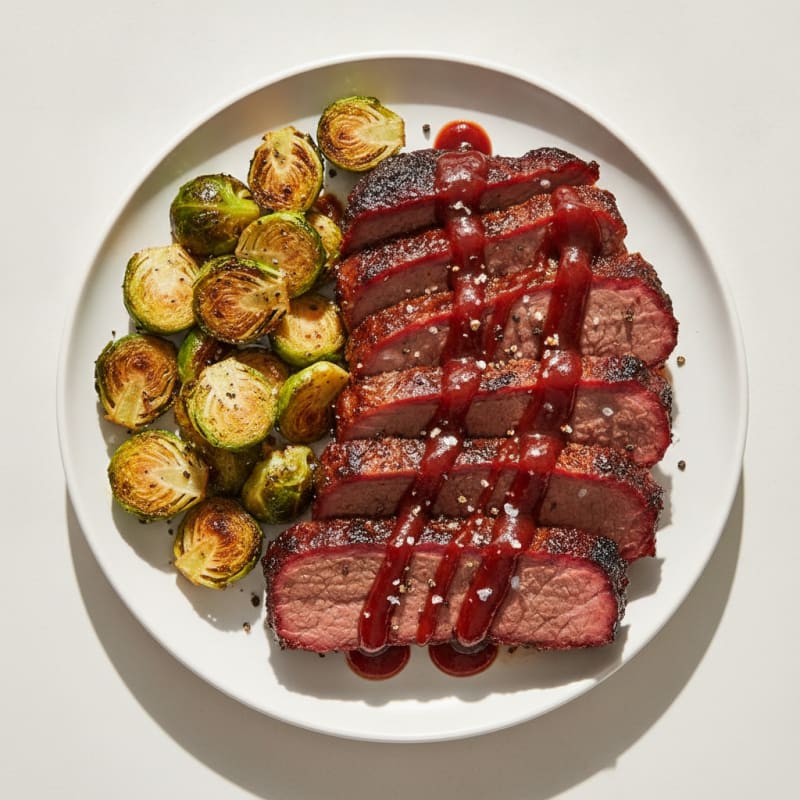 Slow-Smoked Brisket with BBQ Glaze