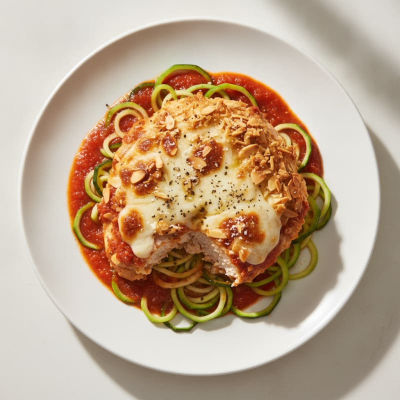 Crispy Chicken Parmesan with Marinara