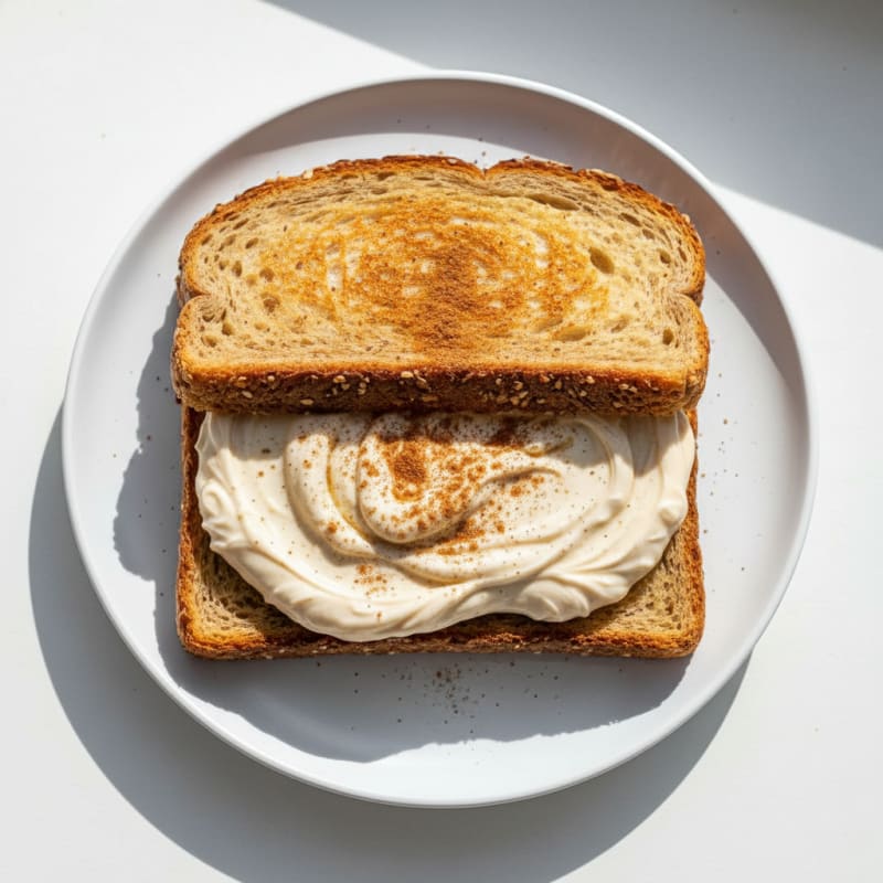 Creamy Peanut Butter Yogurt Sandwich