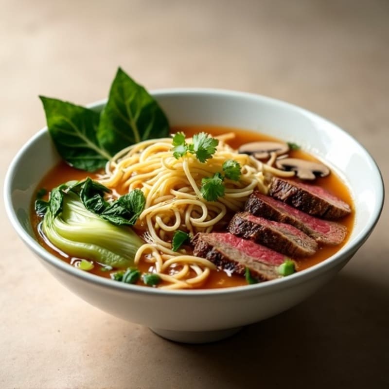 Ginger-Lemongrass Beef Noodle Soup