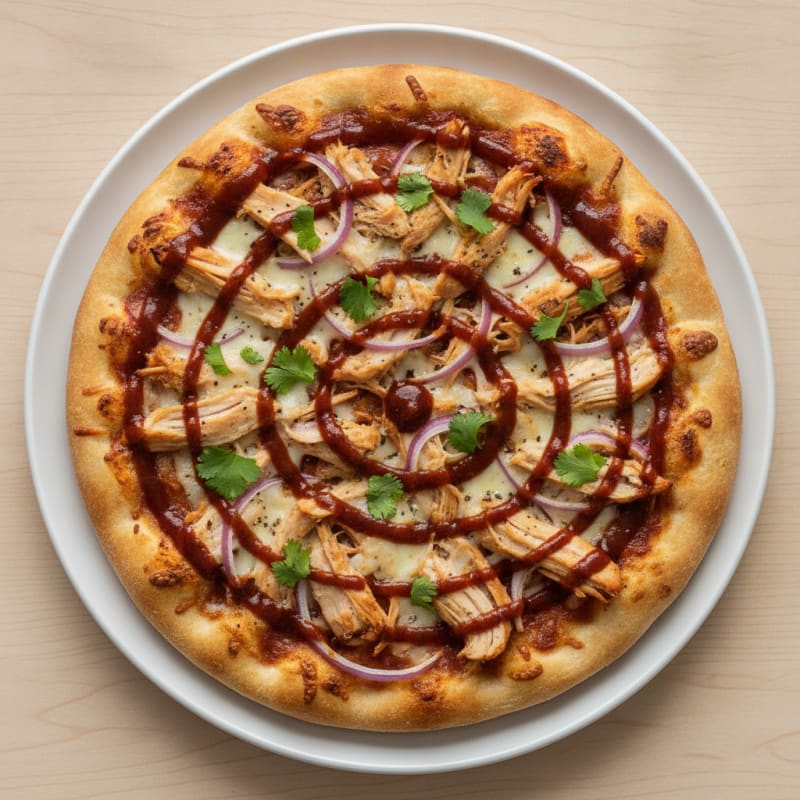 High-Protein BBQ Chicken Pizza