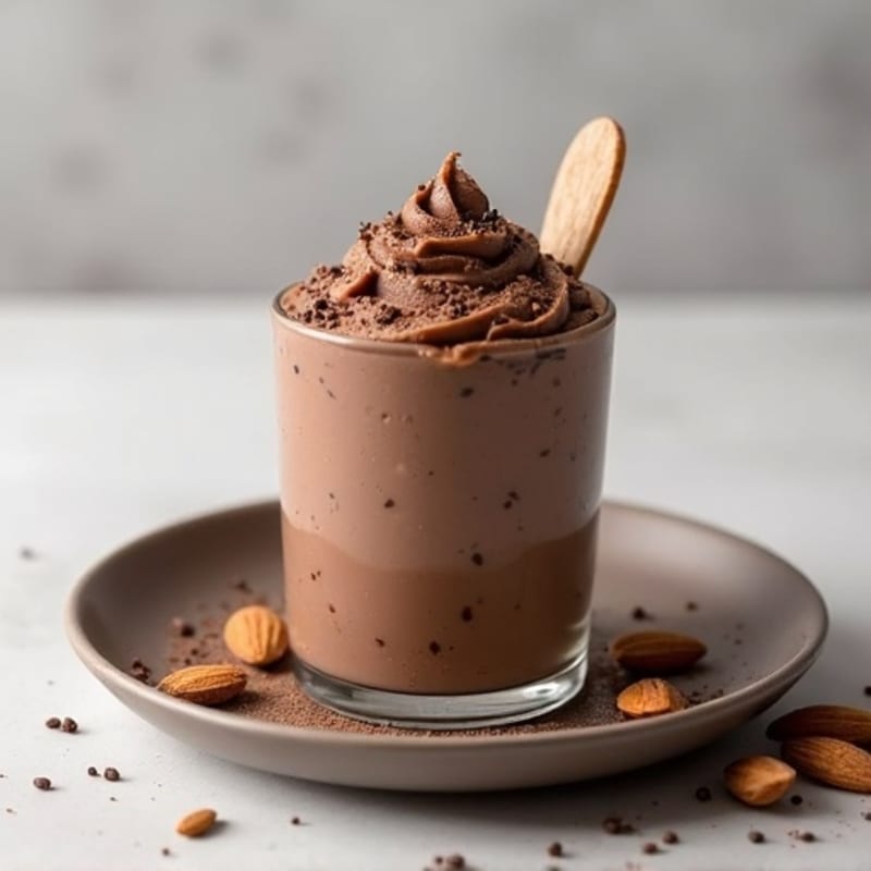 Silky Chocolate Protein Pudding with Greek Yogurt