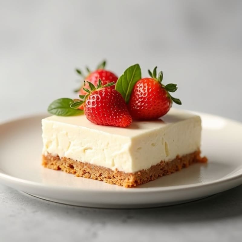Creamy Greek Yogurt Protein Cheesecake